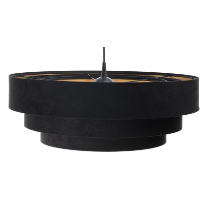 Φωτιστικό οροφής με καλώδιο TRINITI 1xE27/60W/230V μαύρο/χρυσό