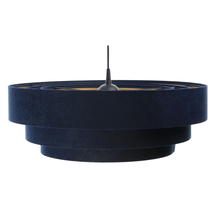 Φωτιστικό οροφής με καλώδιο TRINITI 1xE27/60W/230V μπλε/χρυσό