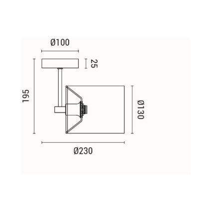 Φωτιστικό τοίχου 1xE14/15W/230V