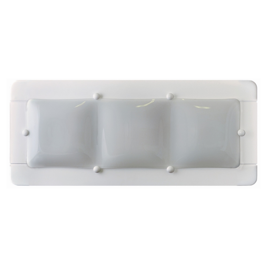 Φωτιστικό τοίχου 3xE27/20W/230V λευκό/οξιά