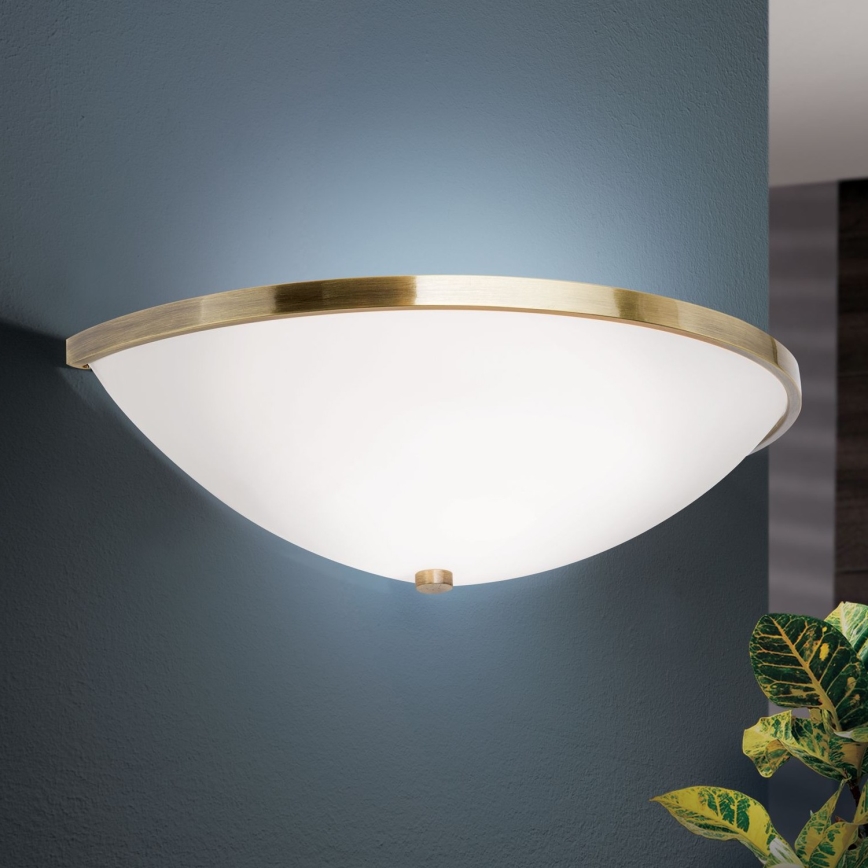 Φωτιστικό τοίχου AIDA 1xE14/40W/230V μπρονζέ/πατίνα