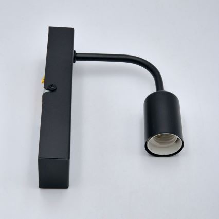 Φωτιστικό τοίχου ASTRID 1xE27/60W/230V ματ μαύρο