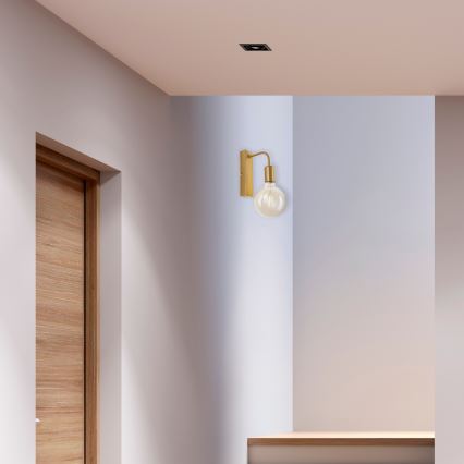 Φωτιστικό τοίχου ASTRID 1xE27/60W/230V χρυσό