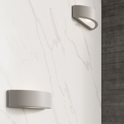 Φωτιστικό τοίχου  ATENA 1xE27/60W/230V γκρι