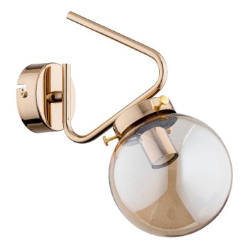 Φωτιστικό τοίχου BARSUM 1xE14/10W/230V χρυσό