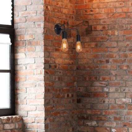 Φωτιστικό τοίχου BRENDA 2xE27/60W/230V