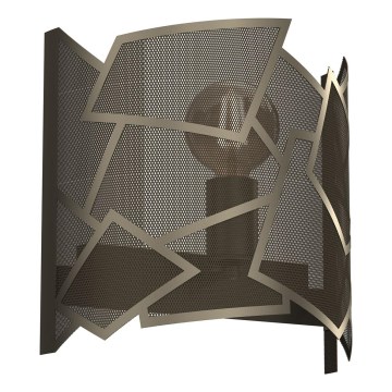 Φωτιστικό τοίχου CAMO 1xE27/15W/230V χρυσό