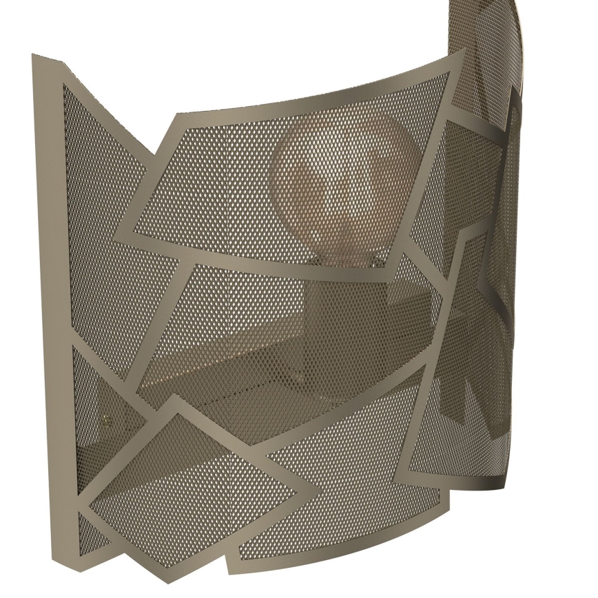 Φωτιστικό τοίχου CAMO 1xE27/15W/230V χρυσό