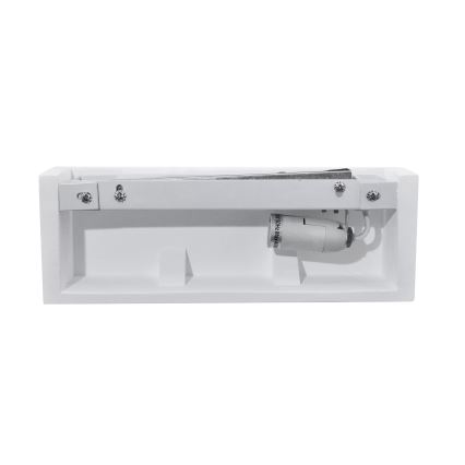 Φωτιστικό τοίχου CEGIELKA 1xE14/12W/230V γύψινο/λευκό