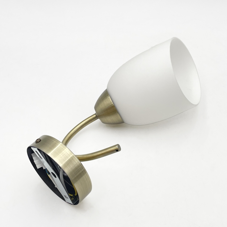 Φωτιστικό τοίχου DONNA 1xE27/60W/230V πατίνα