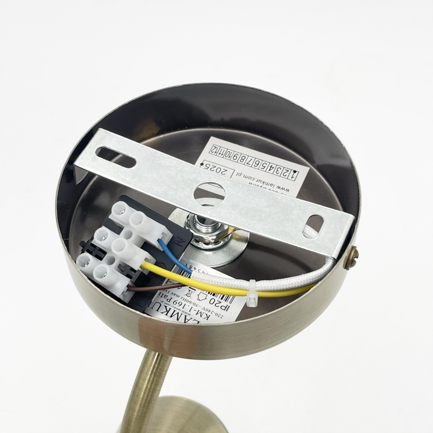 Φωτιστικό τοίχου DONNA 1xE27/60W/230V πατίνα