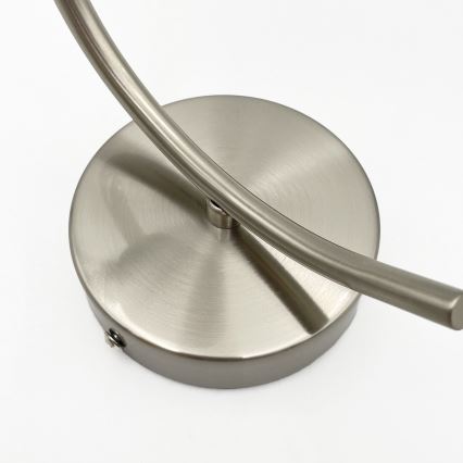 Φωτιστικό τοίχου DONNA 1xE27/60W/230V νίκελ