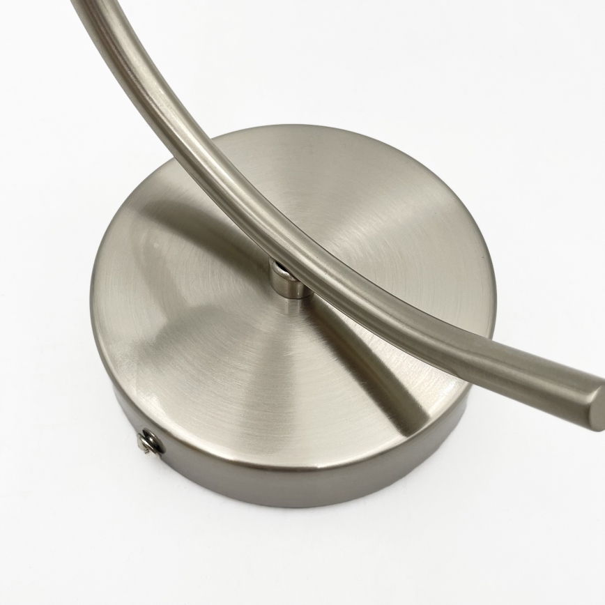 Φωτιστικό τοίχου DONNA 1xE27/60W/230V νίκελ