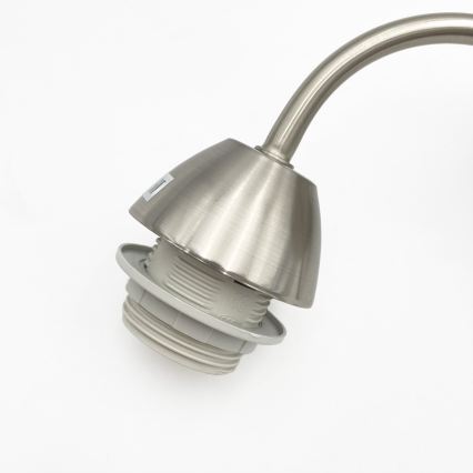 Φωτιστικό τοίχου DONNA 1xE27/60W/230V νίκελ