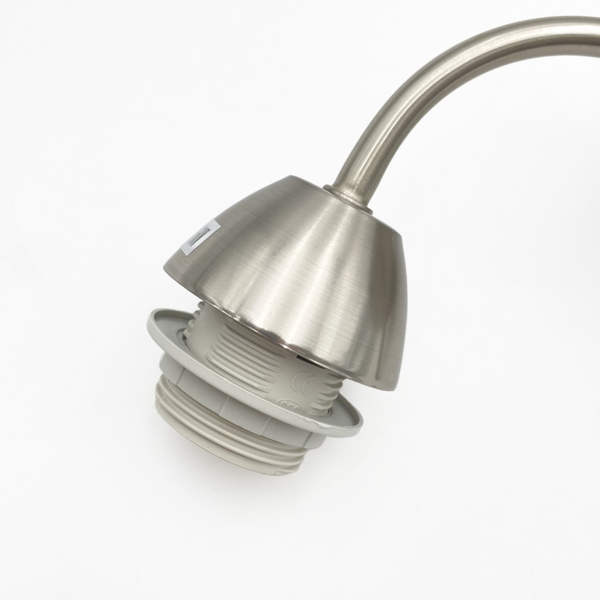 Φωτιστικό τοίχου DONNA 1xE27/60W/230V νίκελ