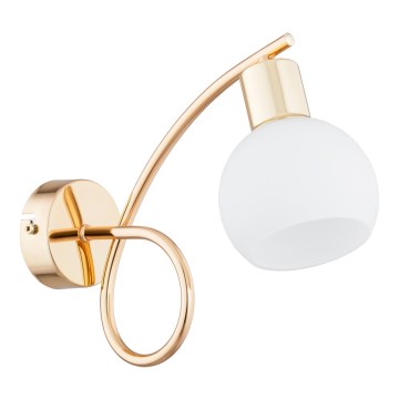 Φωτιστικό τοίχου ERYKA 1xE14/10W/230V χρυσαφί