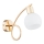 Φωτιστικό τοίχου ERYKA 1xE14/10W/230V χρυσαφί