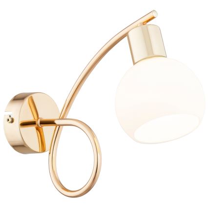 Φωτιστικό τοίχου ERYKA 1xE14/10W/230V χρυσαφί