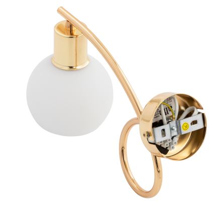 Φωτιστικό τοίχου ERYKA 1xE14/10W/230V χρυσαφί