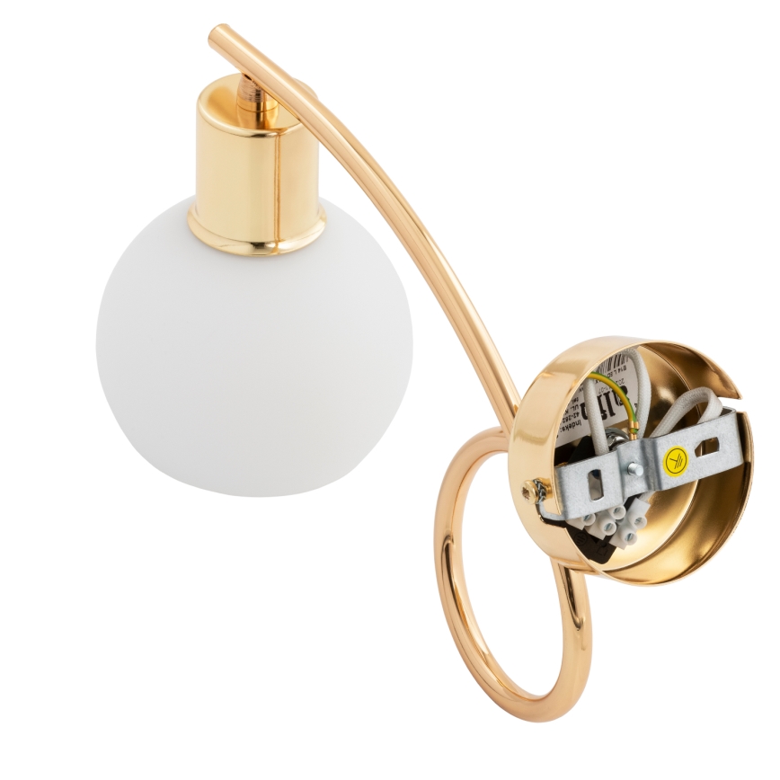 Φωτιστικό τοίχου ERYKA 1xE14/10W/230V χρυσαφί