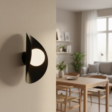 Φωτιστικό τοίχου FIERO 1xG9/8W/230V μαύρο