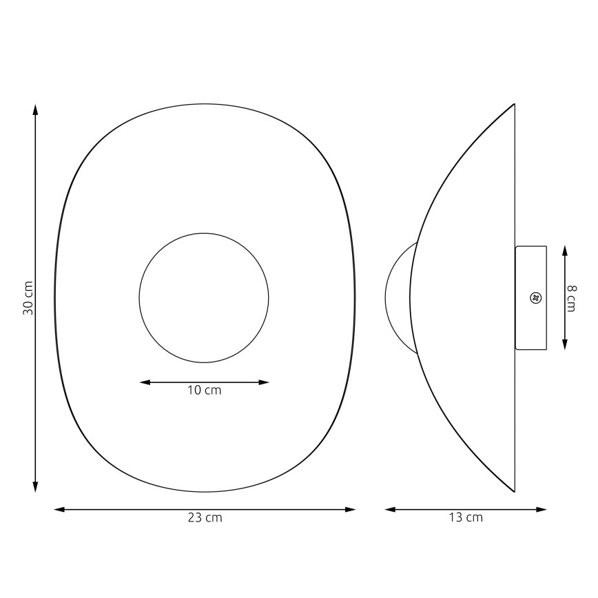 Φωτιστικό τοίχου FIERO 1xG9/8W/230V μαύρο