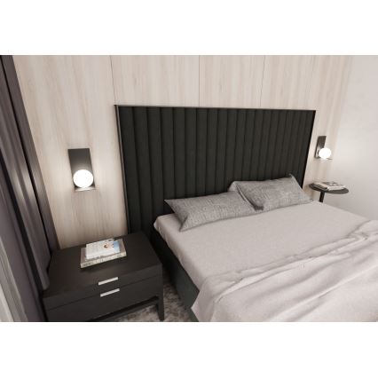 Φωτιστικό τοίχου FORM 1xE14/10W/230V μαύρο