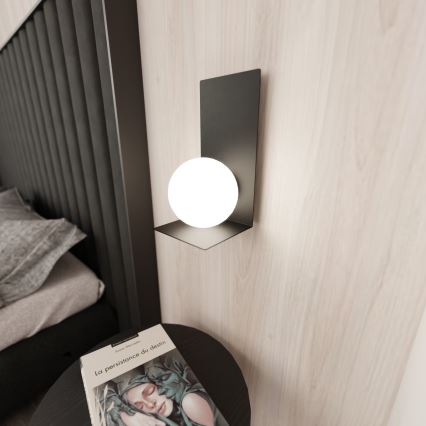 Φωτιστικό τοίχου FORM 1xE14/10W/230V μαύρο