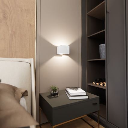 Φωτιστικό τοίχου FROST 1xG9/8W/230V λευκό