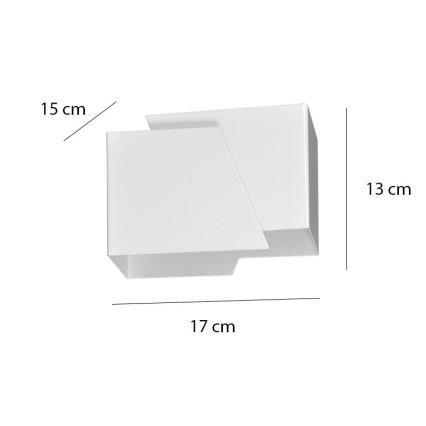 Φωτιστικό τοίχου FROST 1xG9/8W/230V λευκό