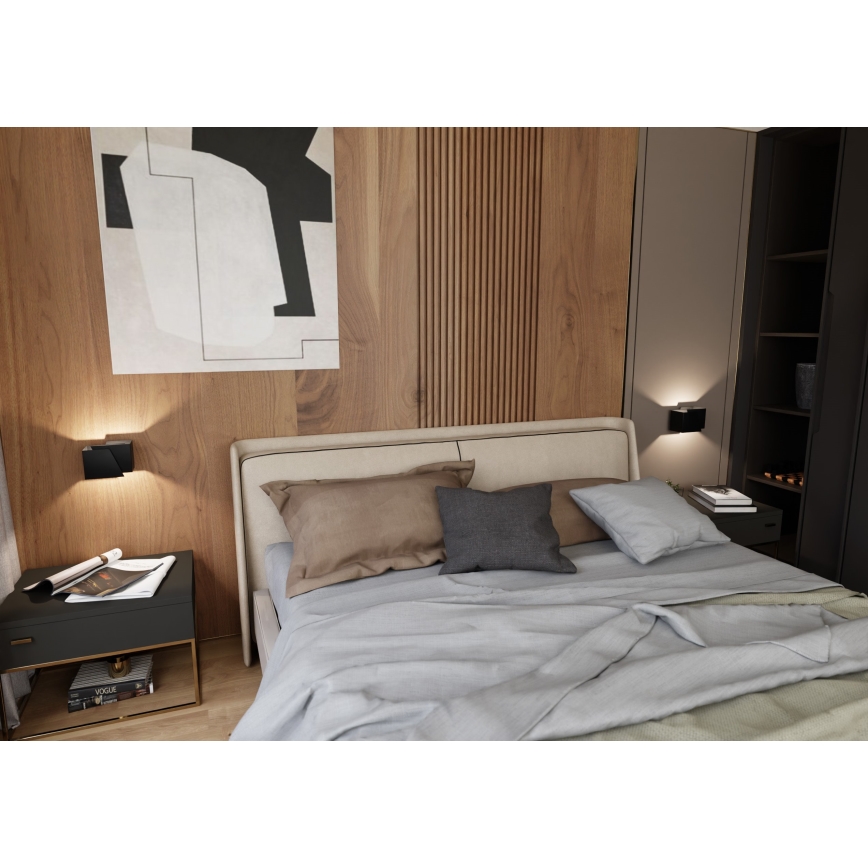 Φωτιστικό τοίχου FROST 1xG9/8W/230V μαύρο