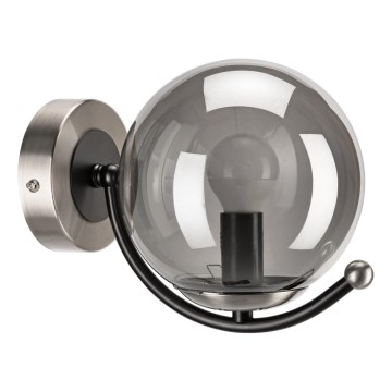 Φωτιστικό τοίχου GEORGIA 1xE14/5W/230V ματ χρώμιο/φιμέ