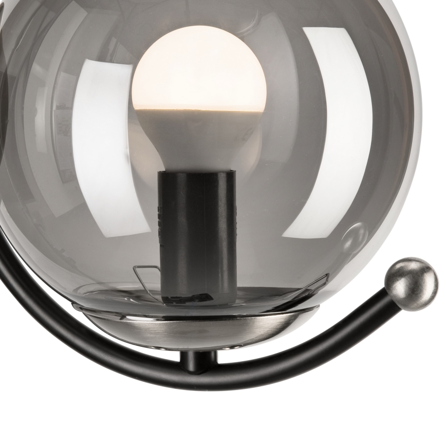 Φωτιστικό τοίχου GEORGIA 1xE14/5W/230V ματ χρώμιο/φιμέ