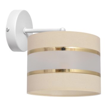 Φωτιστικό τοίχου HELEN 1xE27/15W/230V κρεμ