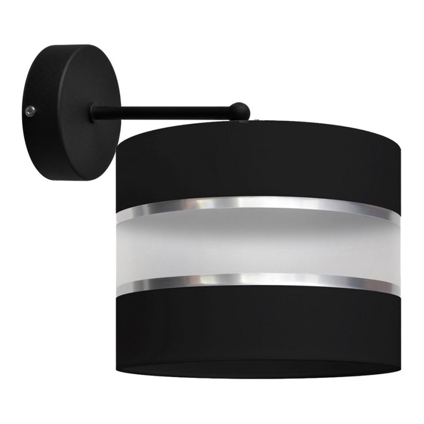 Φωτιστικό τοίχου HELEN 1xE27/15W/230V μαύρο