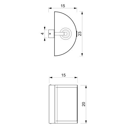 Φωτιστικό τοίχου KAGA 1xE27/60W/230V μαύρο/χρυσαφί