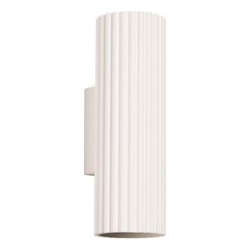 Φωτιστικό τοίχου KARBON 2xGU10/10W/230V κρεμ