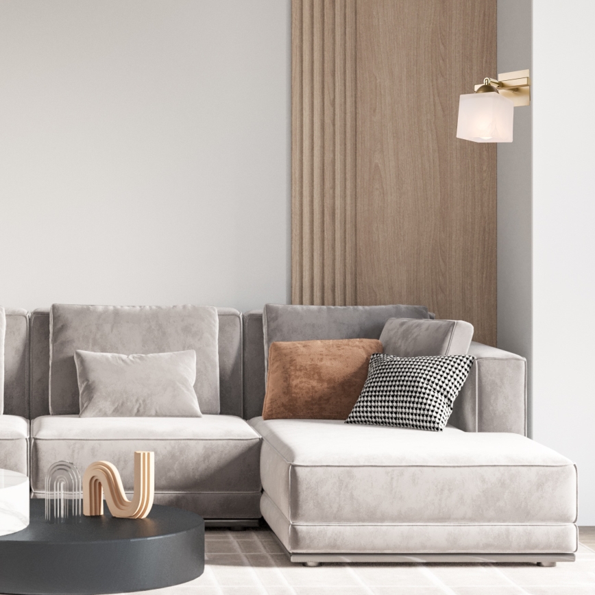 Φωτιστικό τοίχου KLARA 1xE14/40W/230V χρυσό