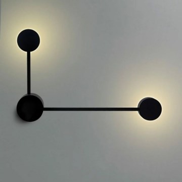 Φωτιστικό τοίχου LED JOY 2xGX53/6W/230V μαύρο