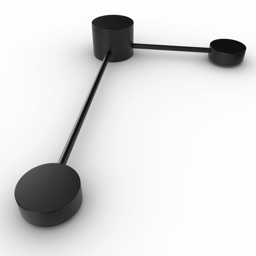 Φωτιστικό τοίχου LED JOY 2xGX53/6W/230V μαύρο