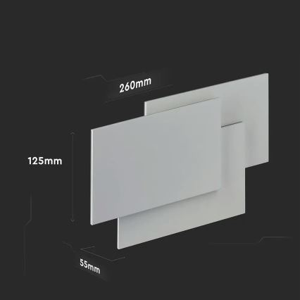 Φωτιστικό τοίχου LED LED/12W/230V 3000K λευκό