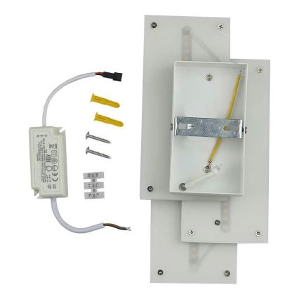 Φωτιστικό τοίχου LED LED/12W/230V 3000K λευκό