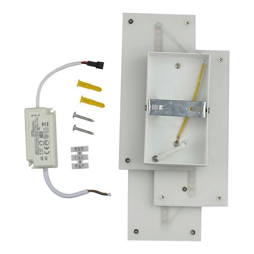 Φωτιστικό τοίχου LED LED/12W/230V 3000K λευκό