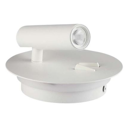 Φωτιστικό τοίχου LED LED/3W/230V + LED/6W/230V 3000K λευκό