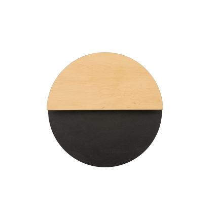 Φωτιστικό τοίχου LED LUNA LED/7W/230V διάμετρος 26 cm μαύρο/μπεζ