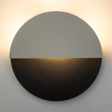 Φωτιστικό τοίχου LED LUNA LED/7W/230V διάμετρος 36 cm μαύρο/μπεζ