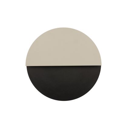 Φωτιστικό τοίχου LED LUNA LED/7W/230V διάμετρος 36 cm μαύρο/μπεζ