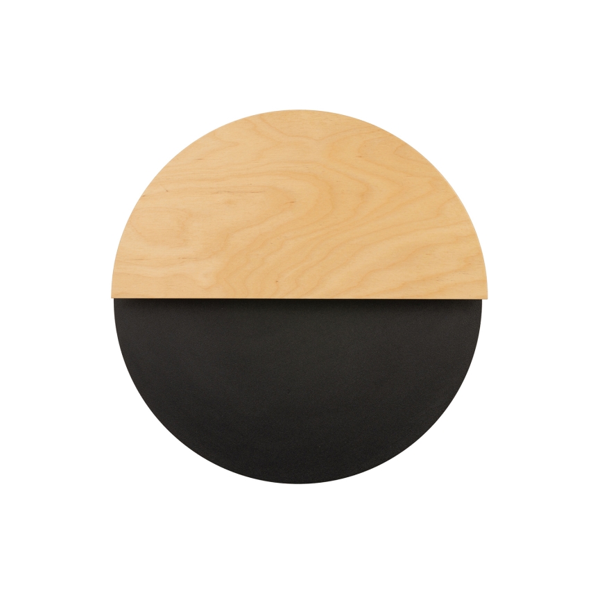 Φωτιστικό τοίχου LED LUNA LED/7W/230V διάμετρος 36 cm μαύρο/μπεζ