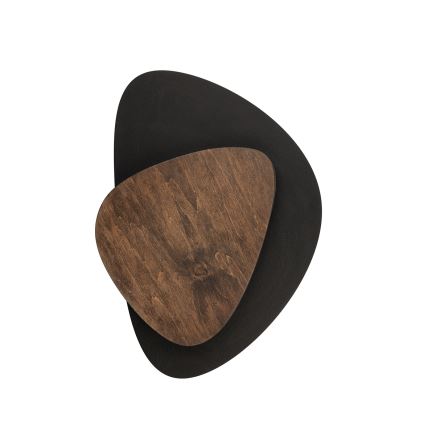 Φωτιστικό τοίχου LED PEDRA LED/7W/230V μαύρο/καφέ