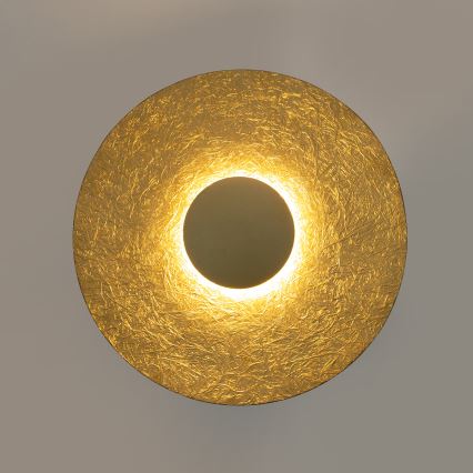 Φωτιστικό τοίχου LED SOLE LED/7W/230V διάμετρος 44 cm χρυσό